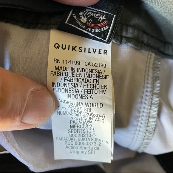 Quicksilver Highline HAWAII Boar Shorts 36 - Picture 13 of 15